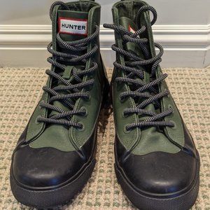 Hunter for Target hi top canvas rain sneaker boots